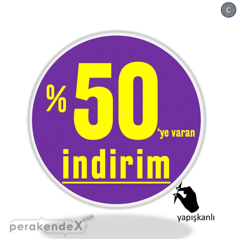 yüzde 50 ye varan indirim CAMA YAPIŞAN FOLYO -oval,tek yön baskı