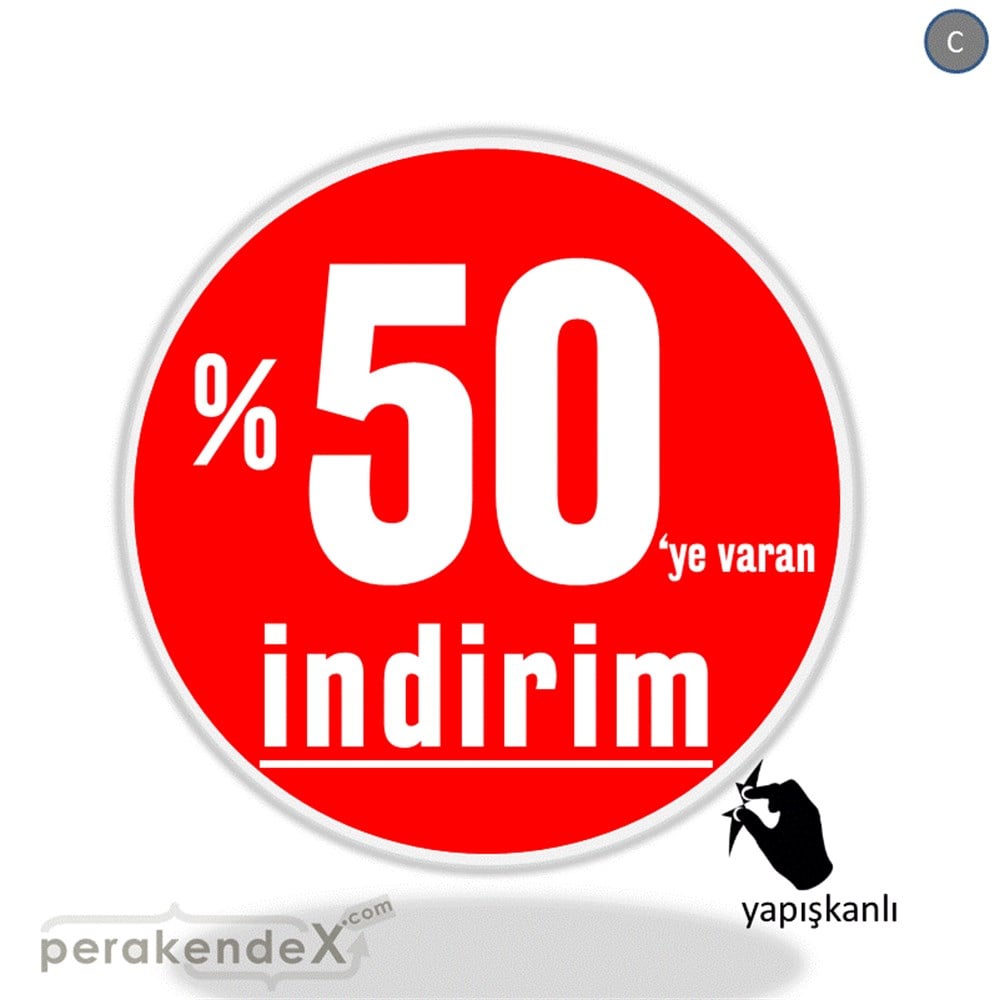 yüzde 50 ye varan indirim CAMA YAPIŞAN FOLYO -oval,tek yön baskı