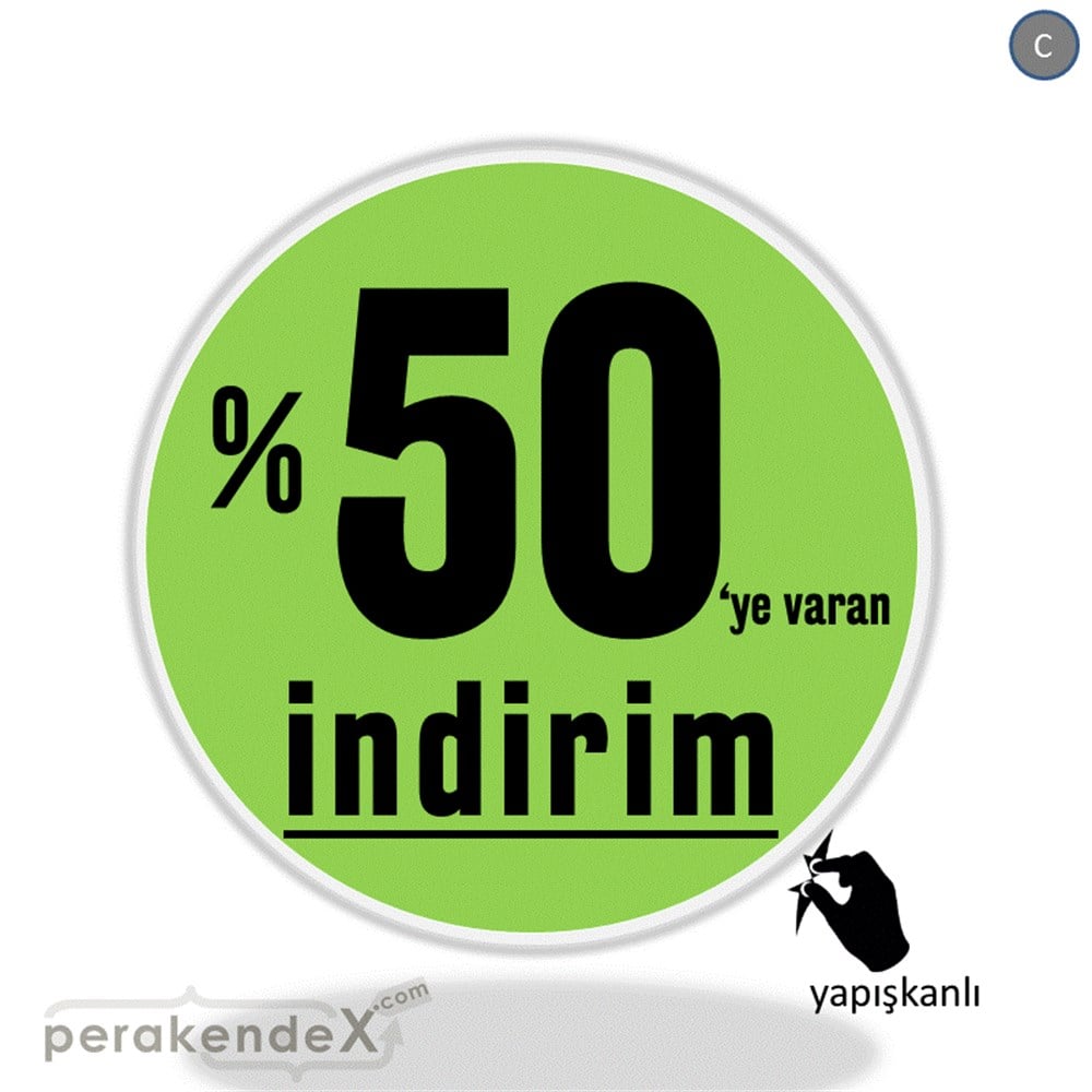 yüzde 50 ye varan indirim CAMA YAPIŞAN FOLYO -oval,tek yön baskı