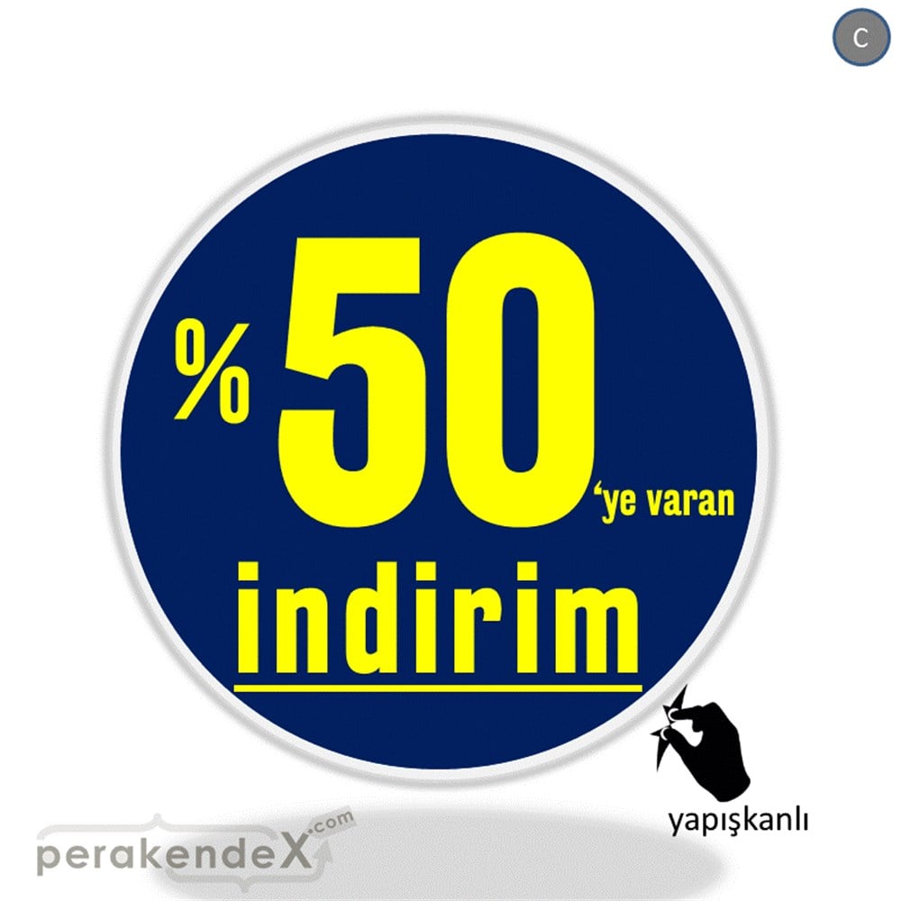 yüzde 50 ye varan indirim CAMA YAPIŞAN FOLYO -oval,tek yön baskı