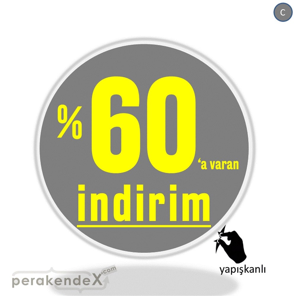yüzde 60 a varan indirim CAMA YAPIŞAN FOLYO -oval,tek yön baskı