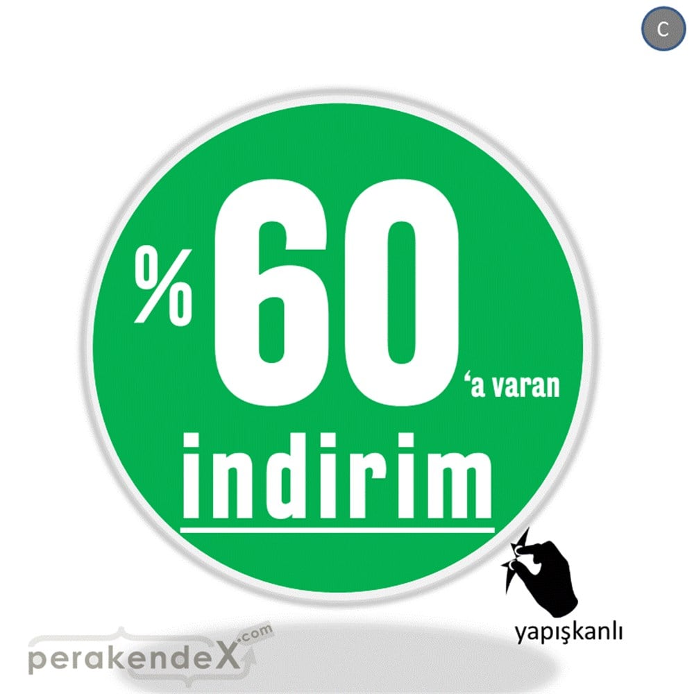 yüzde 60 a varan indirim CAMA YAPIŞAN FOLYO -oval,tek yön baskı