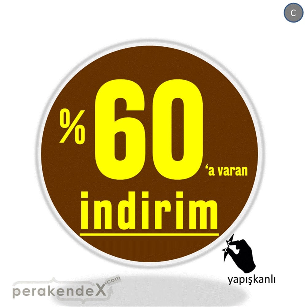 yüzde 60 a varan indirim CAMA YAPIŞAN FOLYO -oval,tek yön baskı