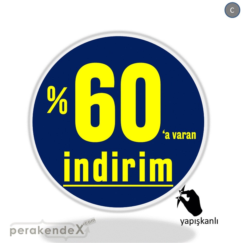 yüzde 60 a varan indirim CAMA YAPIŞAN FOLYO -oval,tek yön baskı