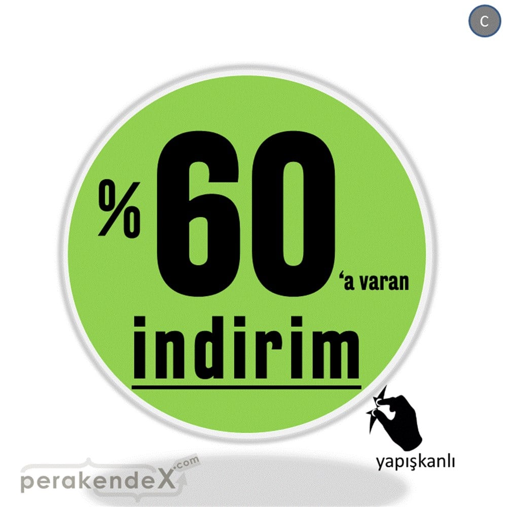 yüzde 60 a varan indirim CAMA YAPIŞAN FOLYO -oval,tek yön baskı