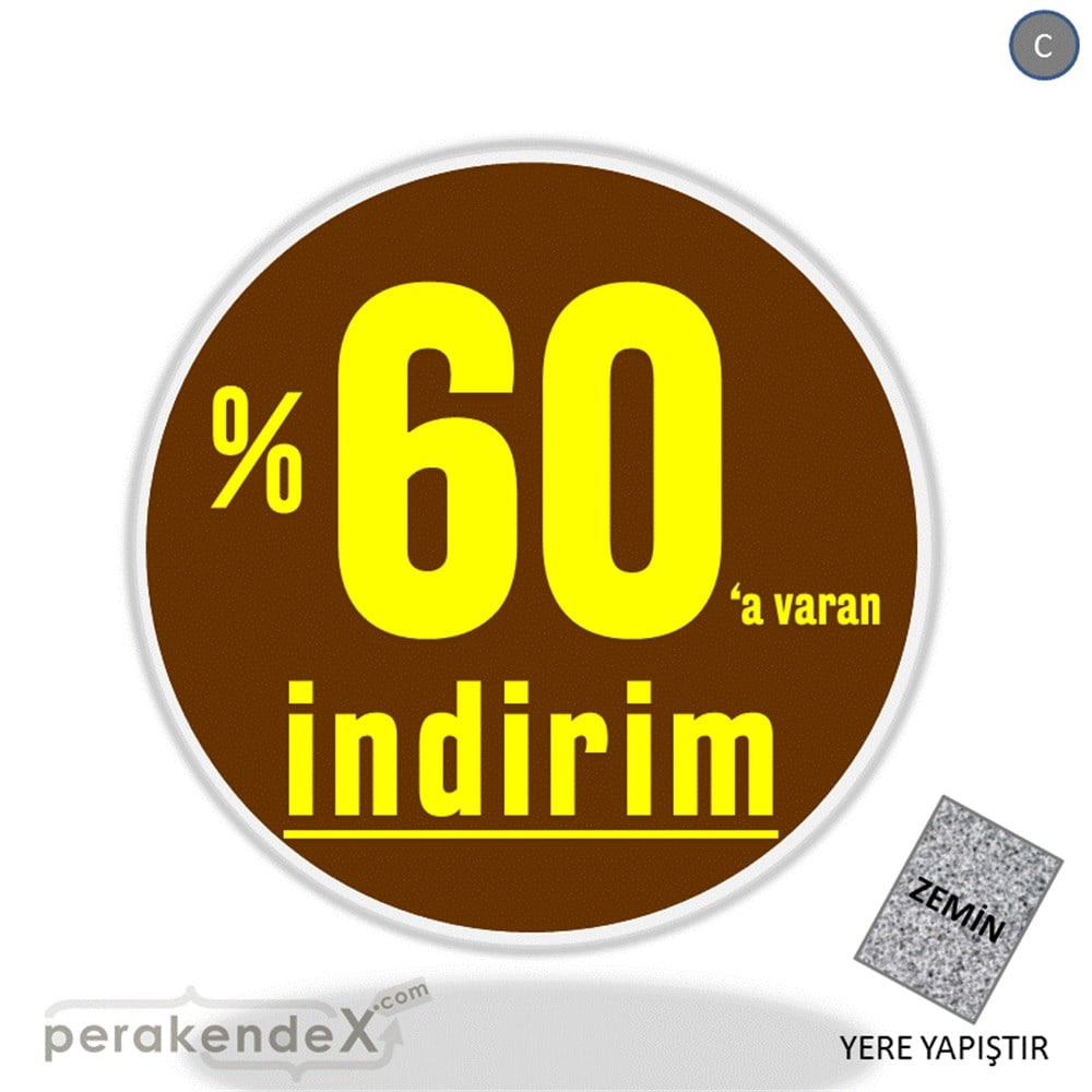 yüzde 60 a varan indirim YER ZEMİNE YAPIŞIR -oval,tek yön baskı