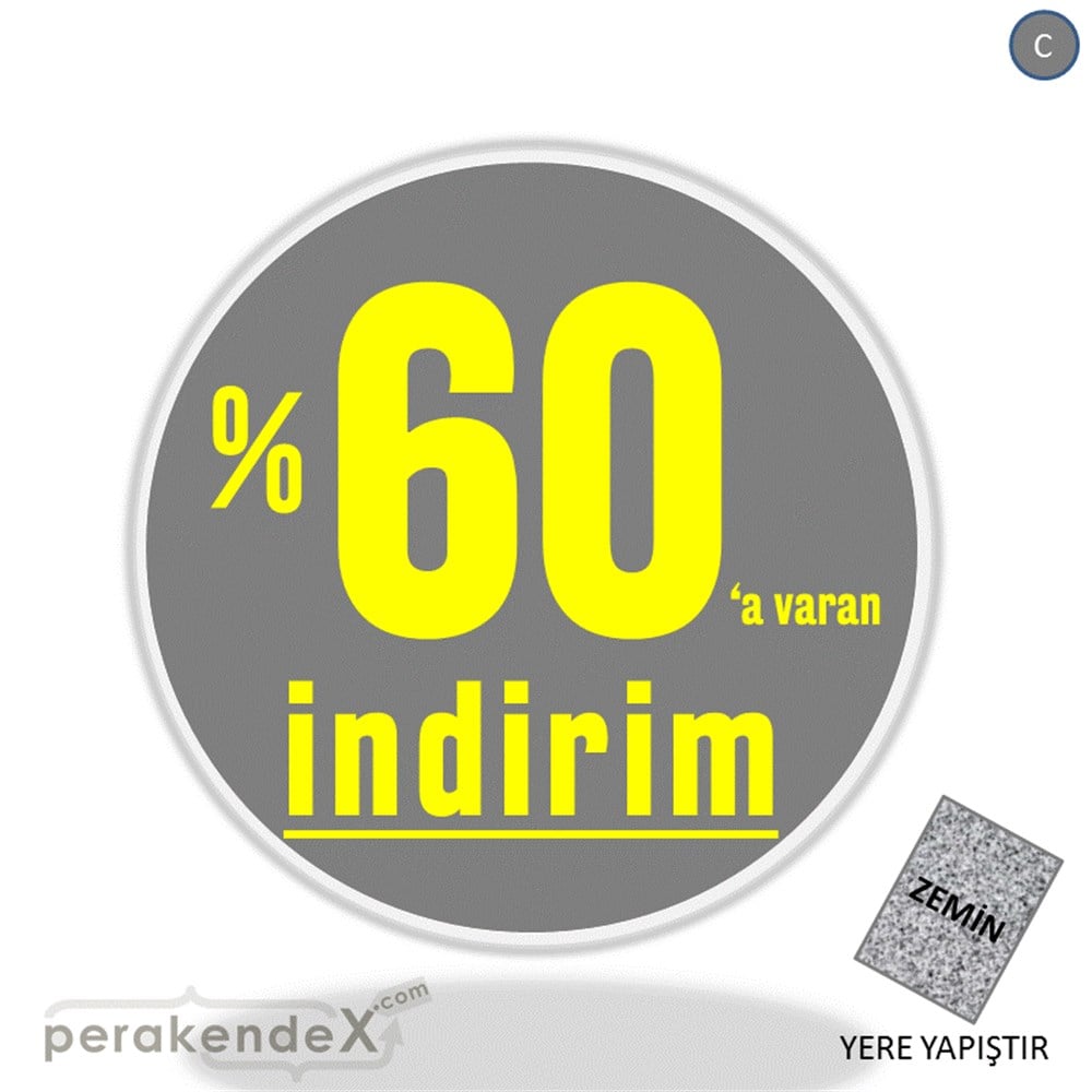 yüzde 60 a varan indirim YER ZEMİNE YAPIŞIR -oval,tek yön baskı