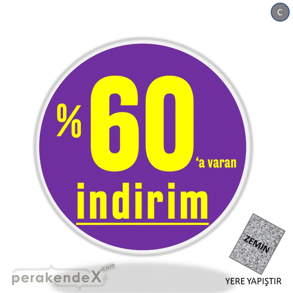 yüzde 60 a varan indirim YER ZEMİNE YAPIŞIR -oval,tek yön baskı