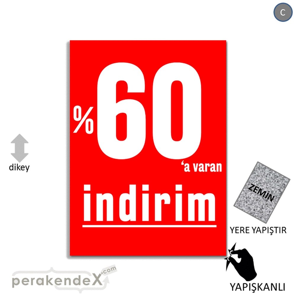 yüzde 60 a varan indirim YER ZEMİNE YAPIŞIR -dikdörtgen,tek yön baskı