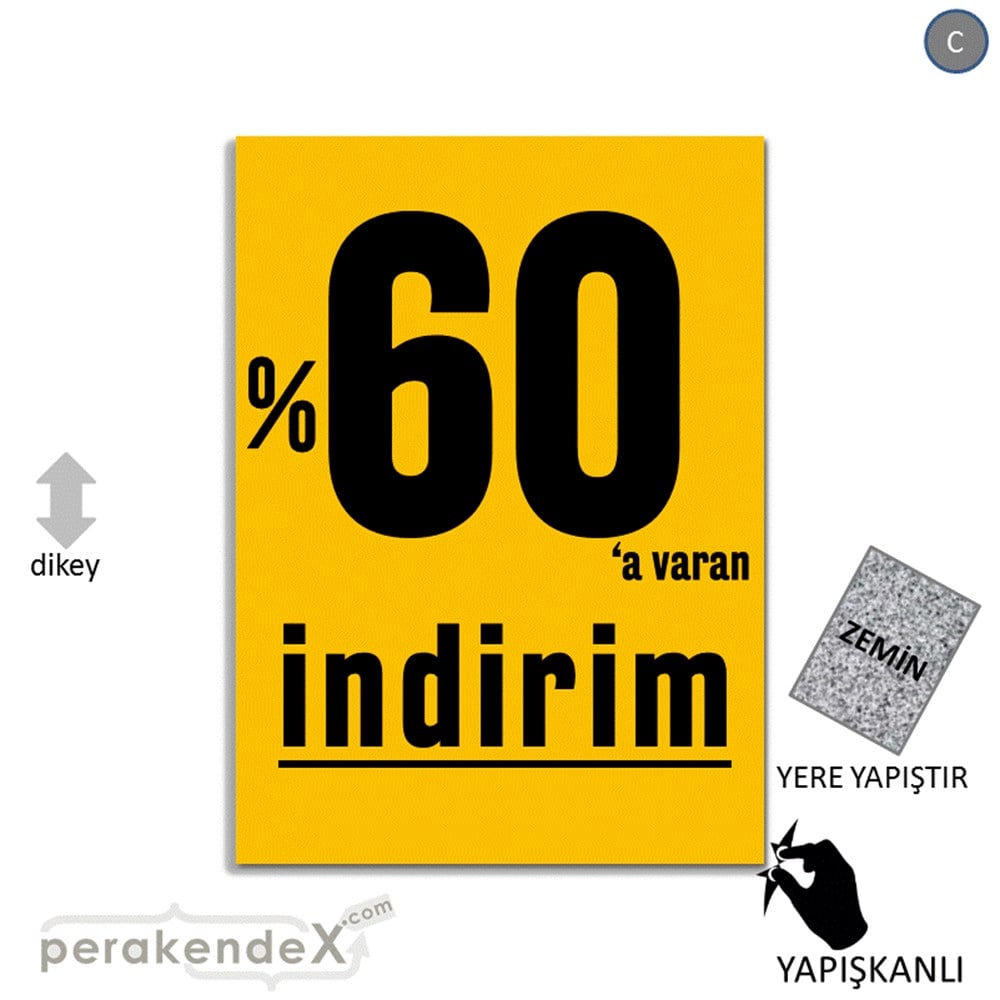 yüzde 60 a varan indirim YER ZEMİNE YAPIŞIR -dikdörtgen,tek yön baskı