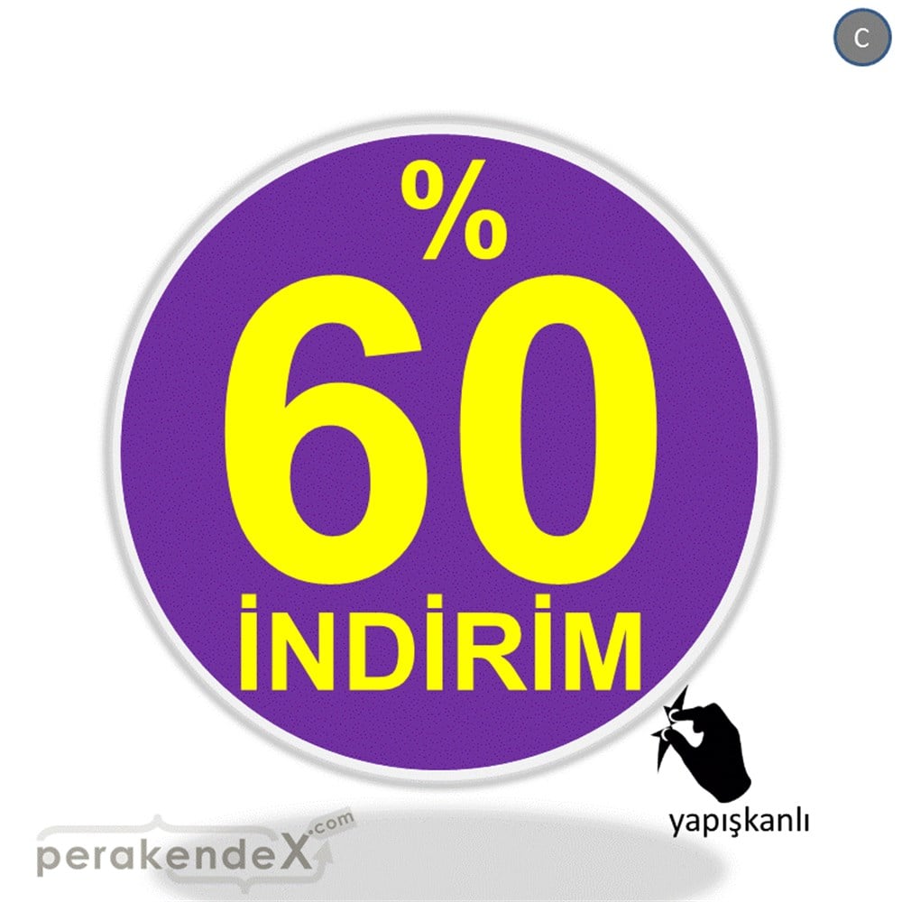 yüzde 60 indirim CAMA YAPIŞAN FOLYO -oval,tek yön baskı