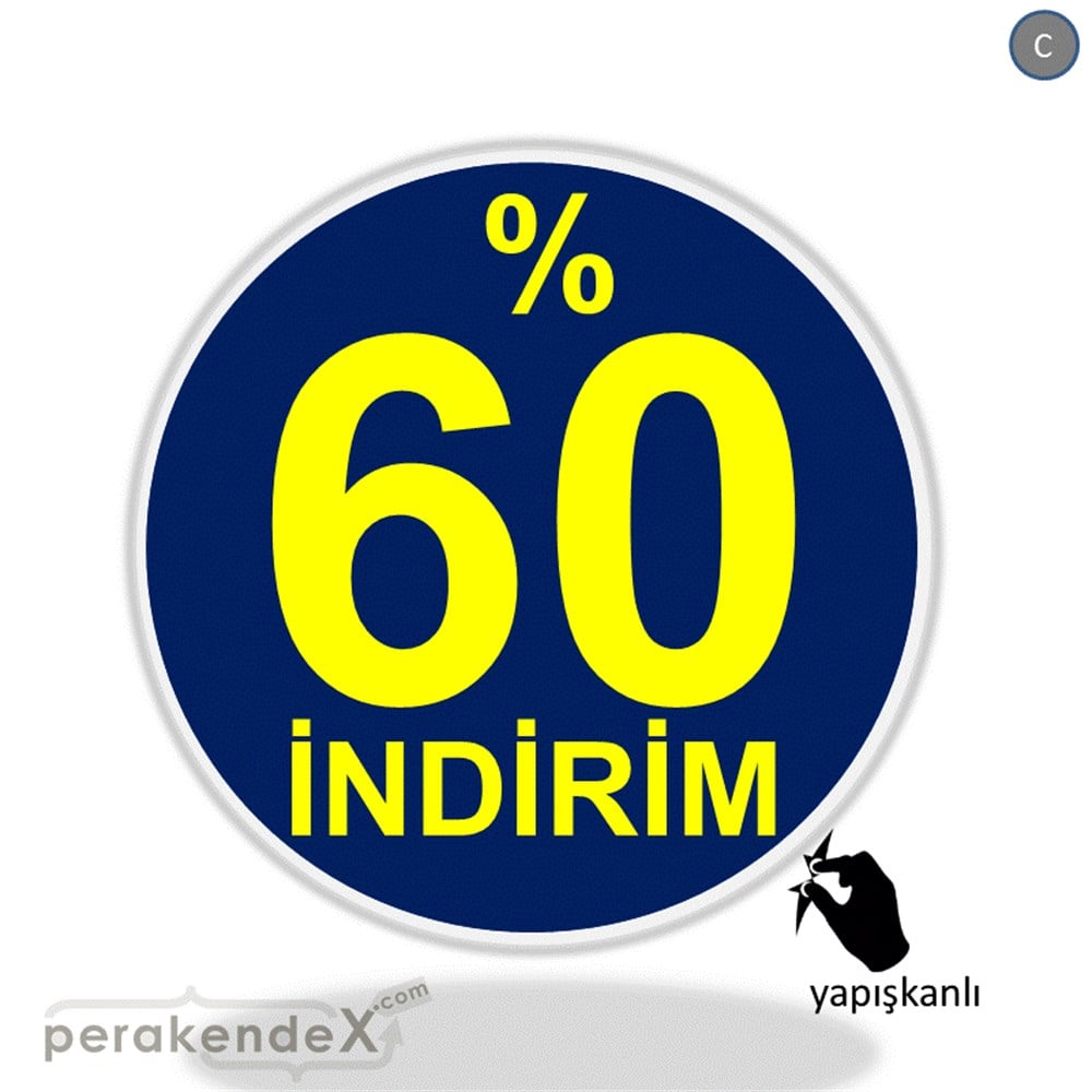 yüzde 60 indirim CAMA YAPIŞAN FOLYO -oval,tek yön baskı