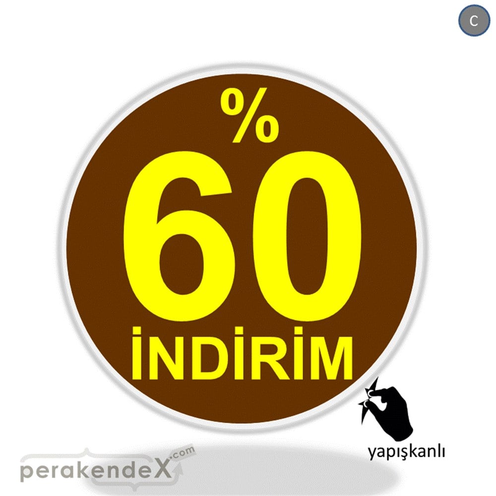 yüzde 60 indirim CAMA YAPIŞAN FOLYO -oval,tek yön baskı