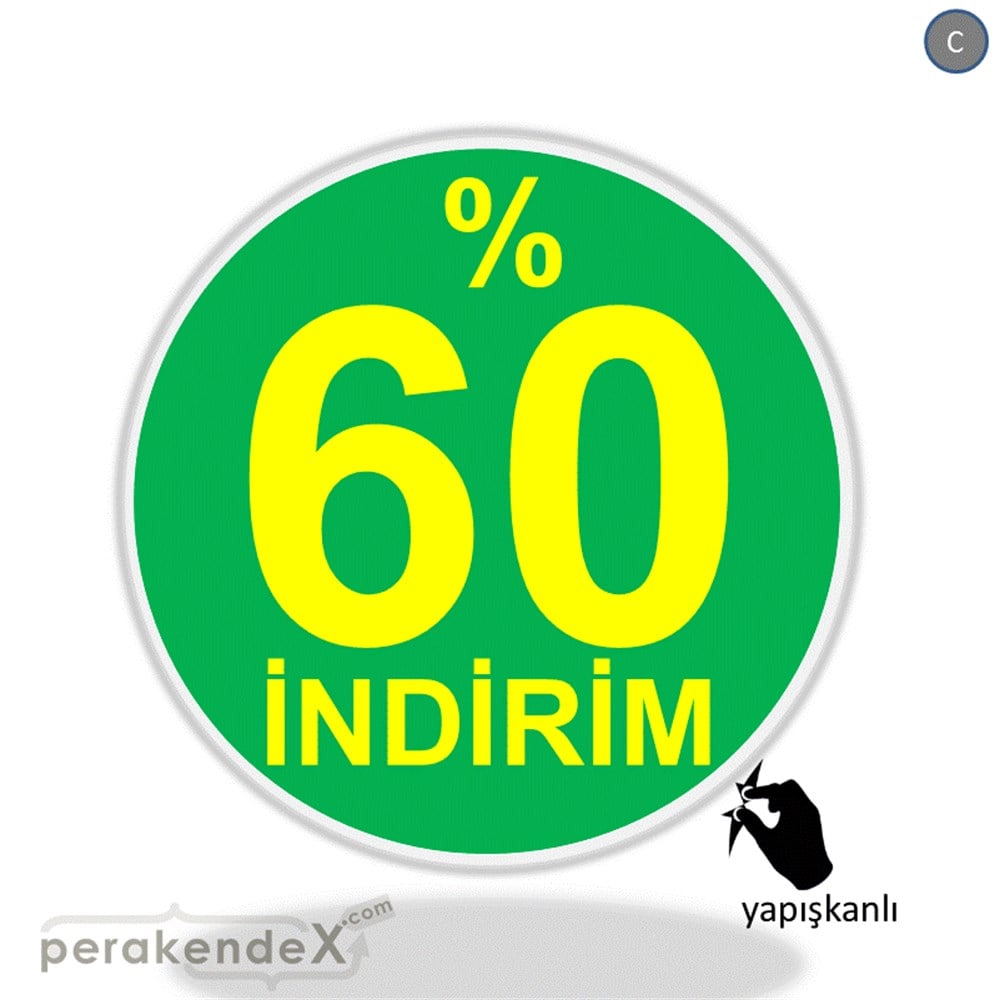yüzde 60 indirim CAMA YAPIŞAN FOLYO -oval,tek yön baskı