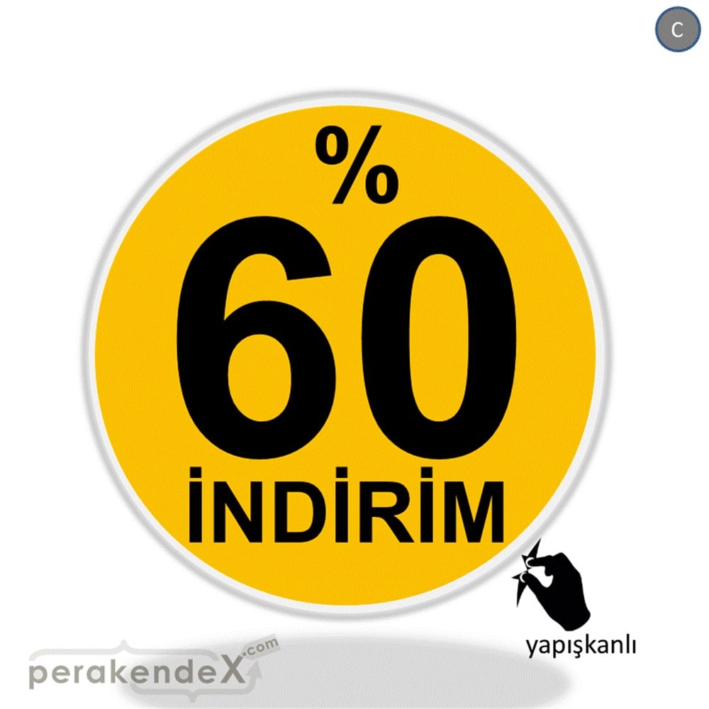 yüzde 60 indirim CAMA YAPIŞAN FOLYO -oval,tek yön baskı
