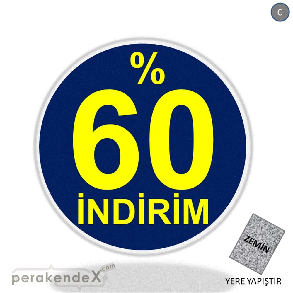 yüzde 60 indirim YER ZEMİNE YAPIŞIR -oval,tek yön baskı