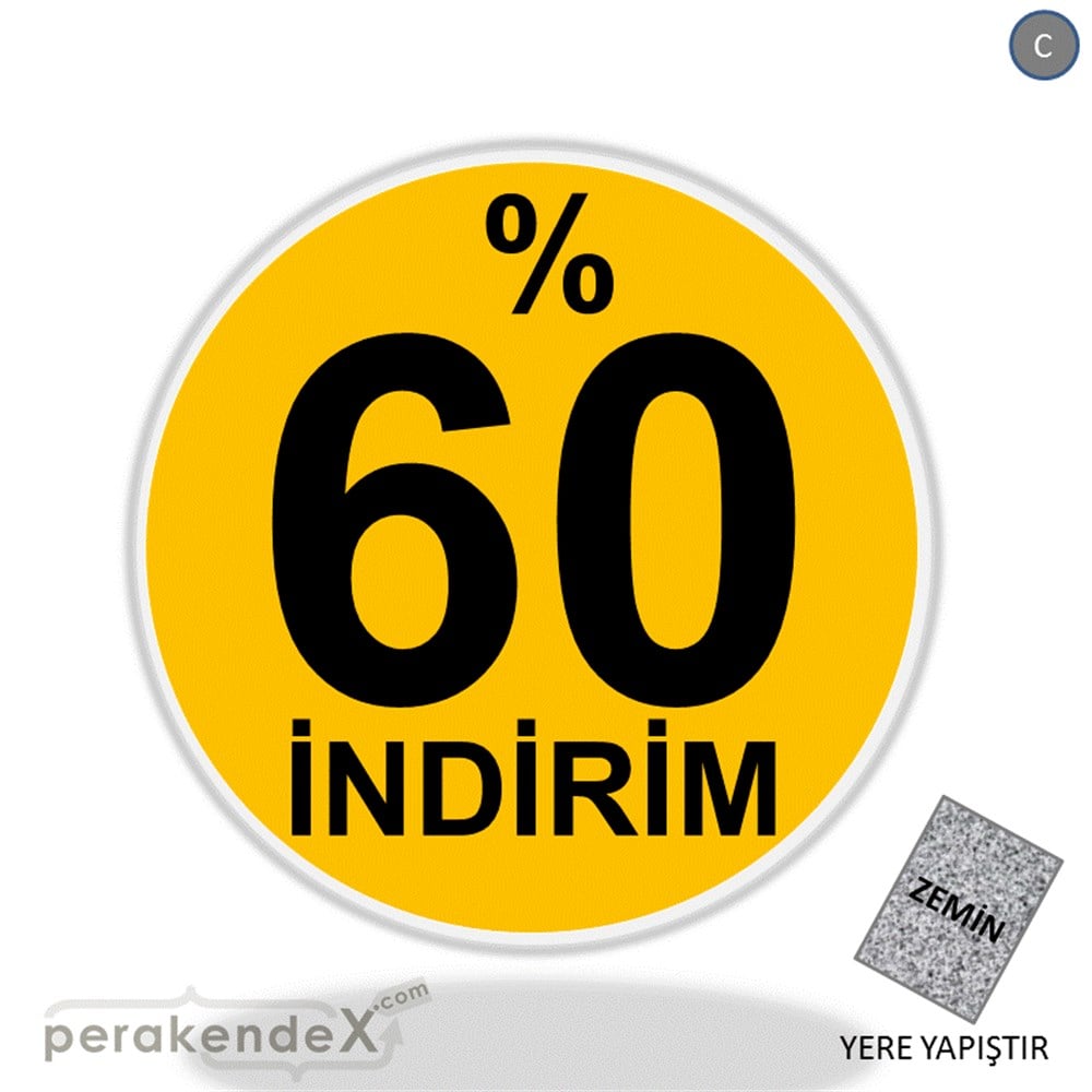 yüzde 60 indirim YER ZEMİNE YAPIŞIR -oval,tek yön baskı