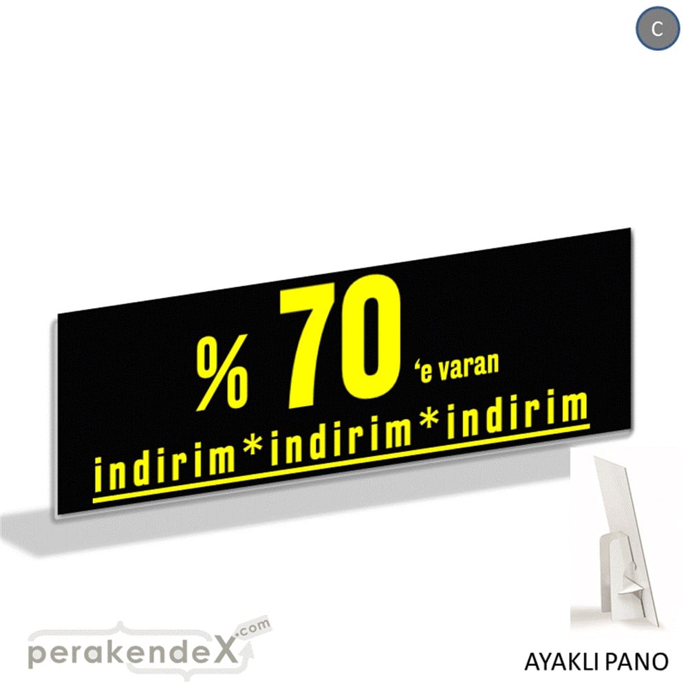 yüzde 70 e varan indirim AYAKLI REKLAM BANNER -dikdörtgen,tek yön baskı