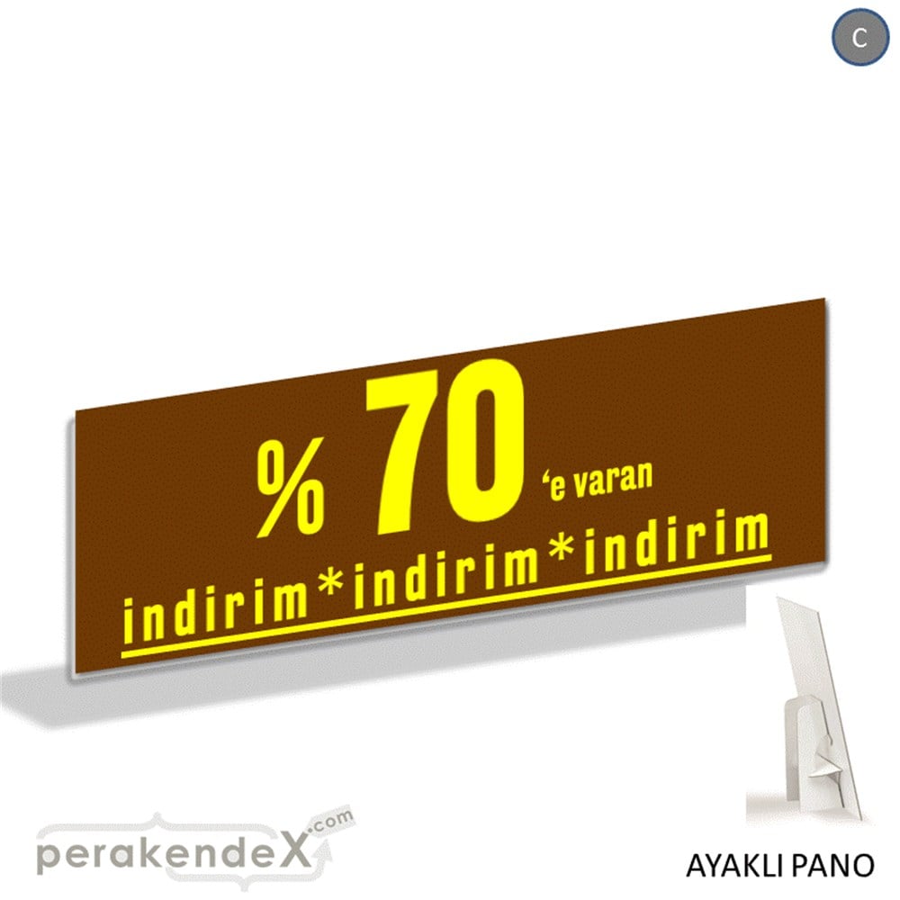 yüzde 70 e varan indirim AYAKLI REKLAM BANNER -dikdörtgen,tek yön baskı