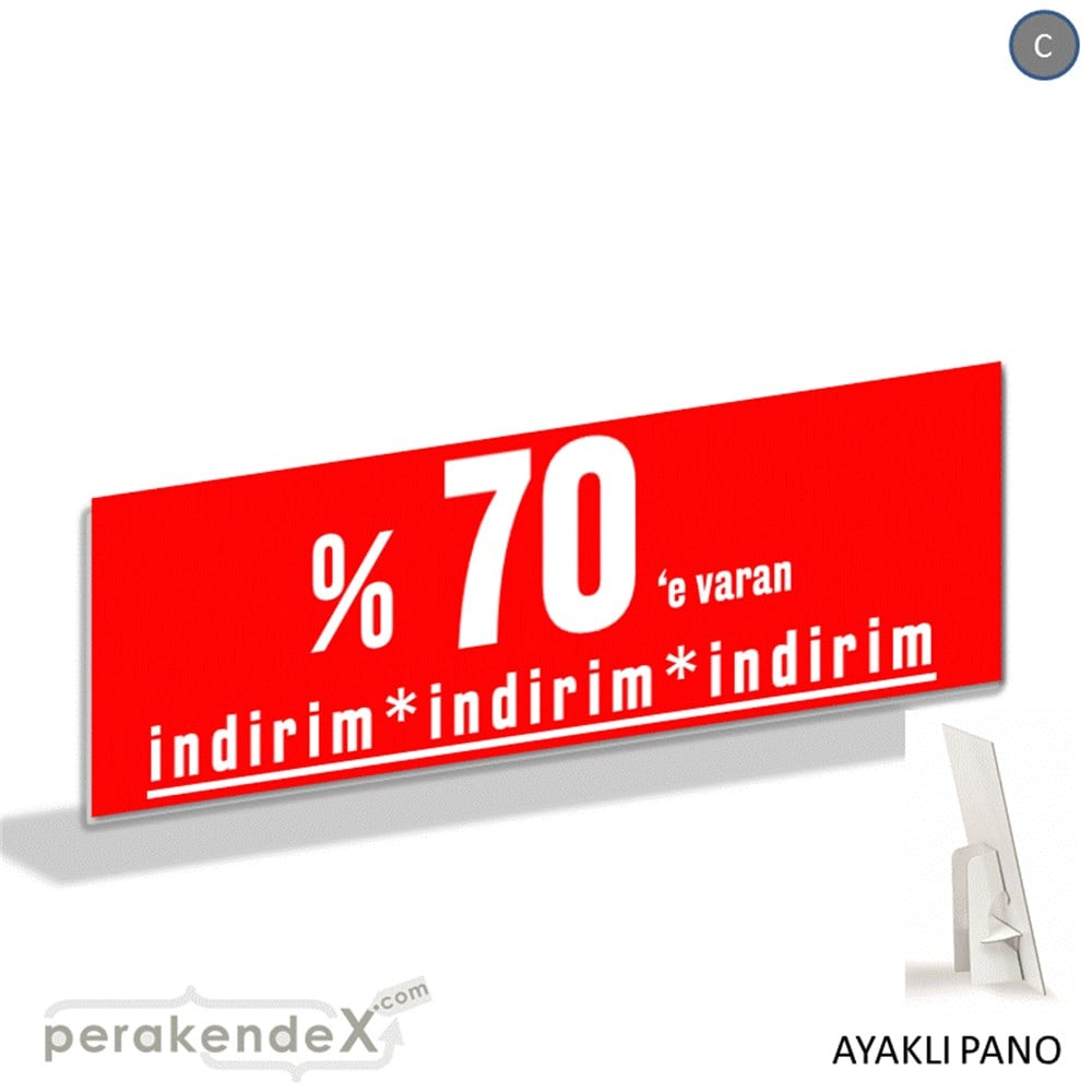 yüzde 70 e varan indirim AYAKLI REKLAM BANNER -dikdörtgen,tek yön baskı
