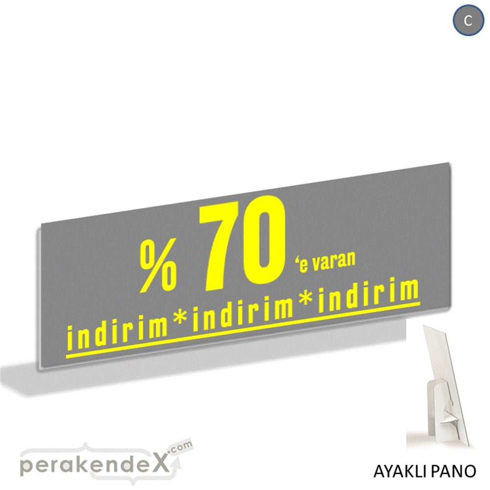 yüzde 70 e varan indirim AYAKLI REKLAM BANNER -dikdörtgen,tek yön baskı