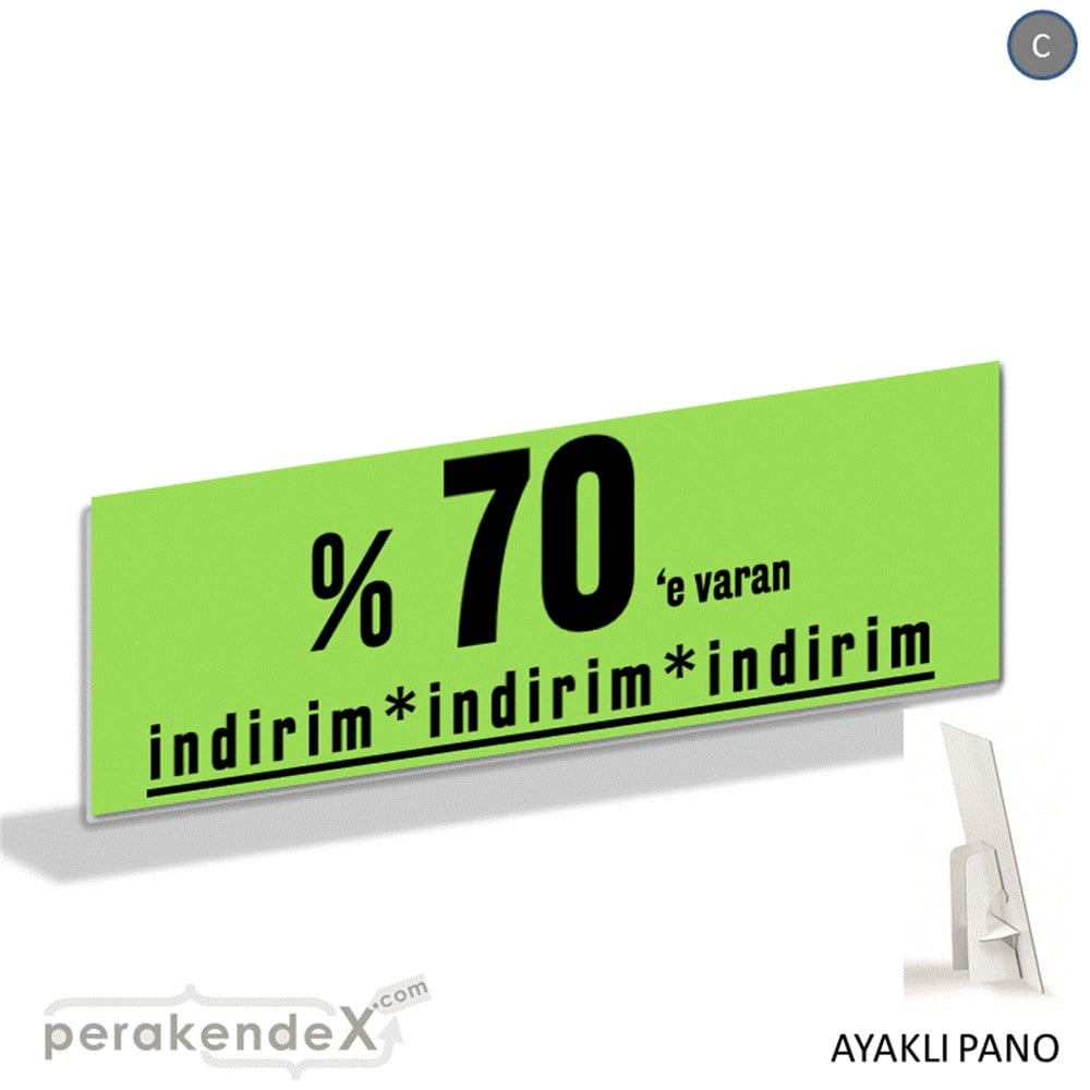 yüzde 70 e varan indirim AYAKLI REKLAM BANNER -dikdörtgen,tek yön baskı