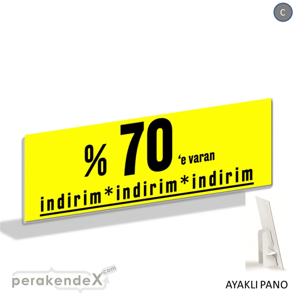 yüzde 70 e varan indirim AYAKLI REKLAM BANNER -dikdörtgen,tek yön baskı