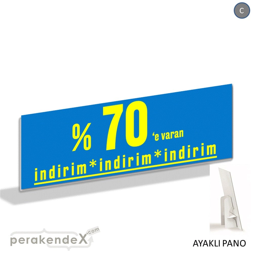 yüzde 70 e varan indirim AYAKLI REKLAM BANNER -dikdörtgen,tek yön baskı