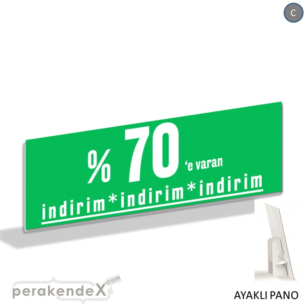 yüzde 70 e varan indirim AYAKLI REKLAM BANNER -dikdörtgen,tek yön baskı