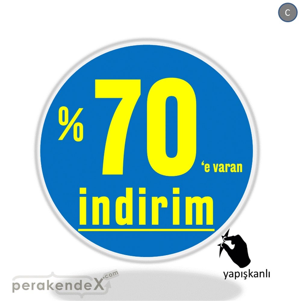 yüzde 70 e varan indirim CAMA YAPIŞAN FOLYO -oval,tek yön baskı