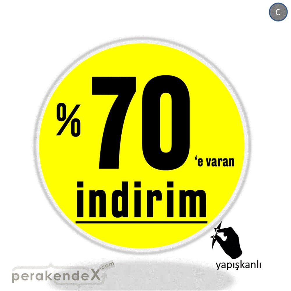 yüzde 70 e varan indirim CAMA YAPIŞAN FOLYO -oval,tek yön baskı