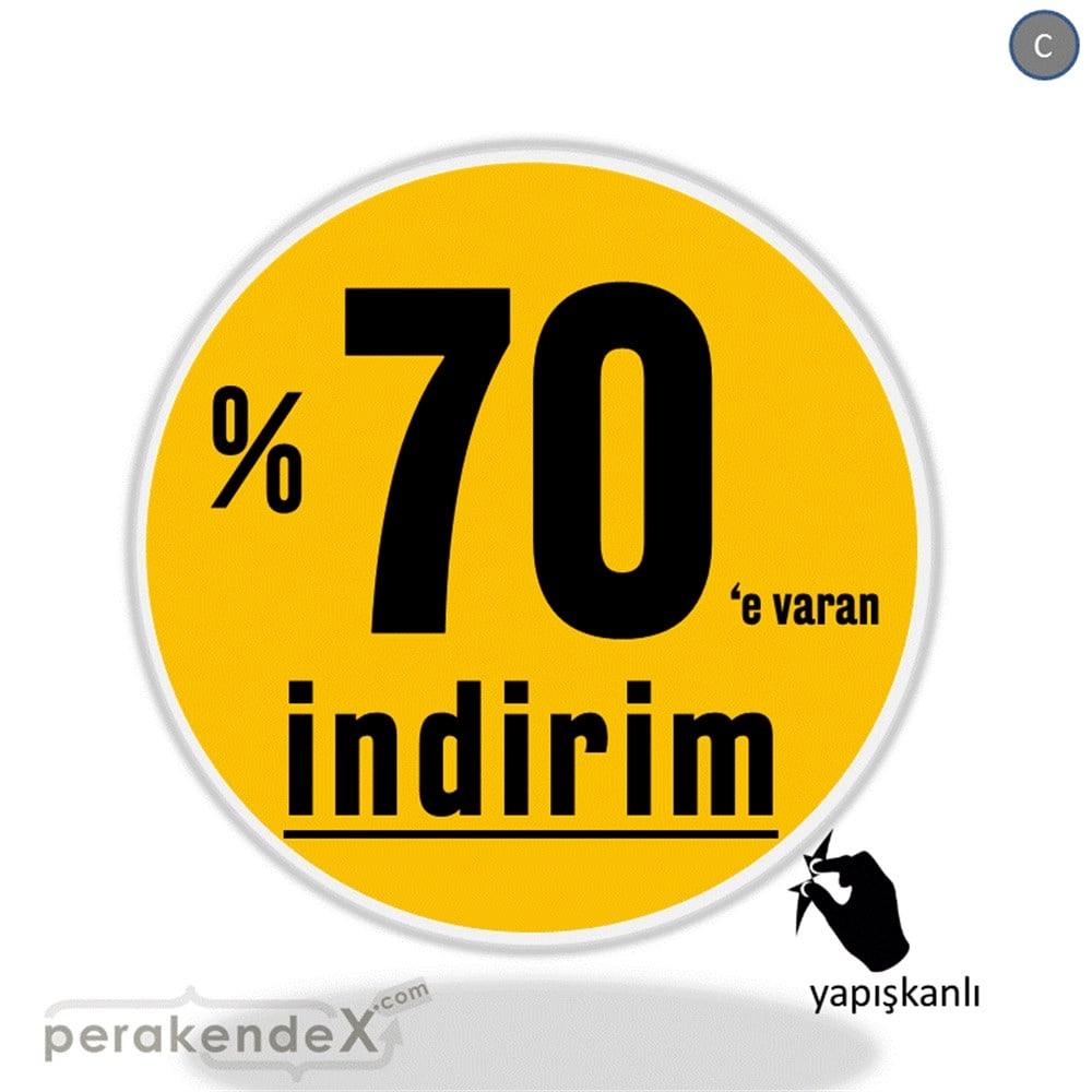 yüzde 70 e varan indirim CAMA YAPIŞAN FOLYO -oval,tek yön baskı