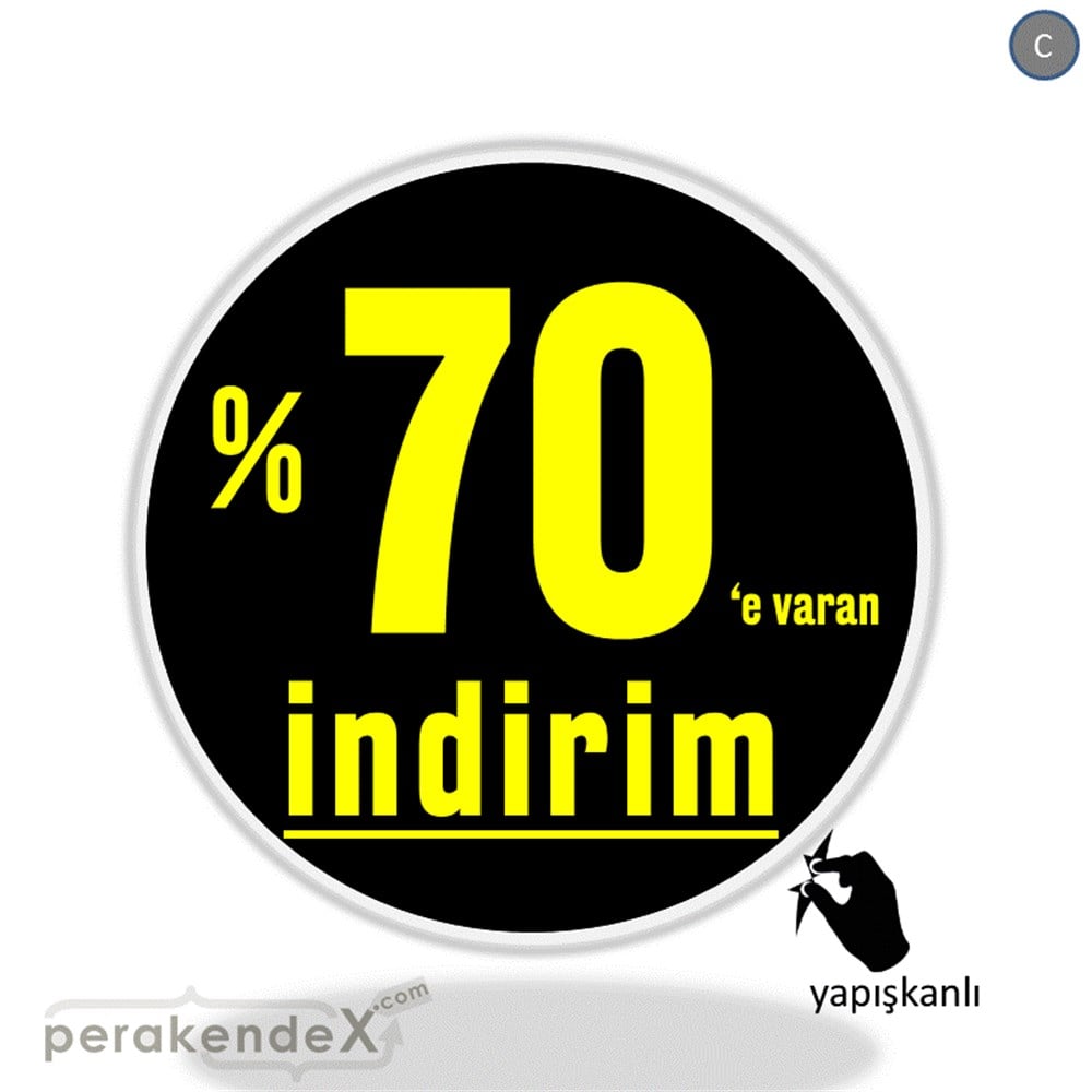 yüzde 70 e varan indirim CAMA YAPIŞAN FOLYO -oval,tek yön baskı