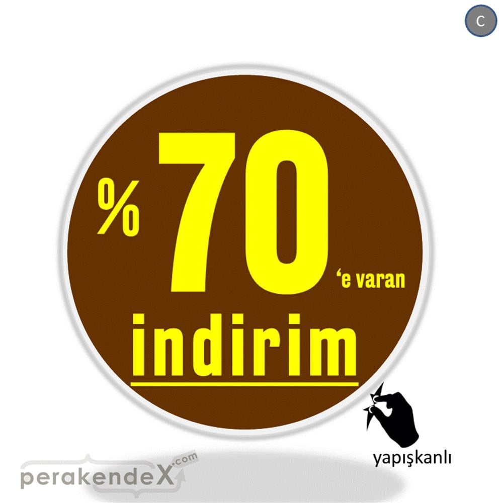 yüzde 70 e varan indirim CAMA YAPIŞAN FOLYO -oval,tek yön baskı