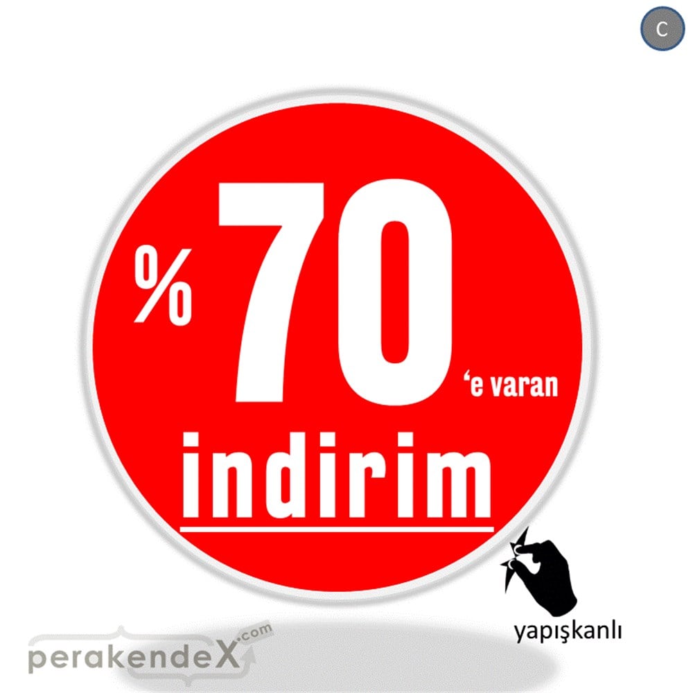 yüzde 70 e varan indirim CAMA YAPIŞAN FOLYO -oval,tek yön baskı
