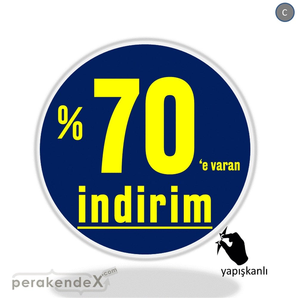 yüzde 70 e varan indirim CAMA YAPIŞAN FOLYO -oval,tek yön baskı
