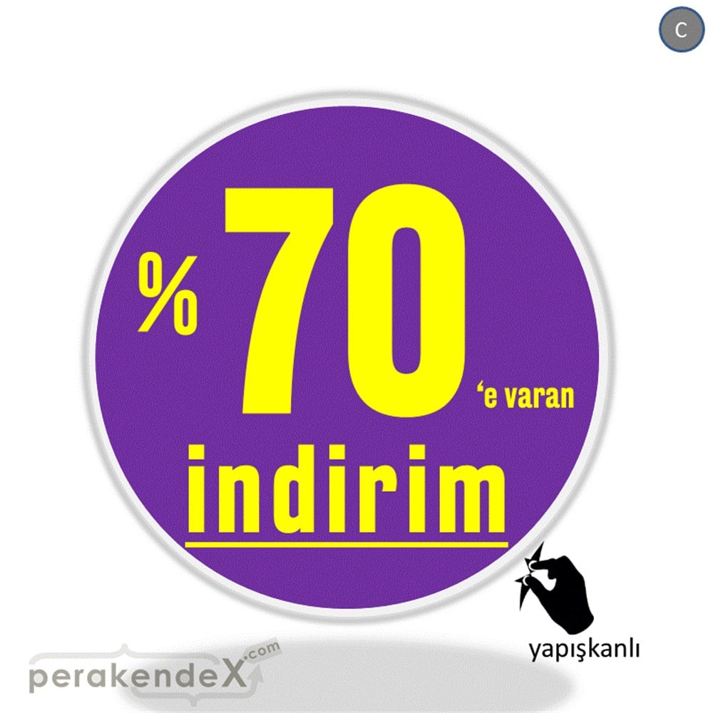 yüzde 70 e varan indirim CAMA YAPIŞAN FOLYO -oval,tek yön baskı
