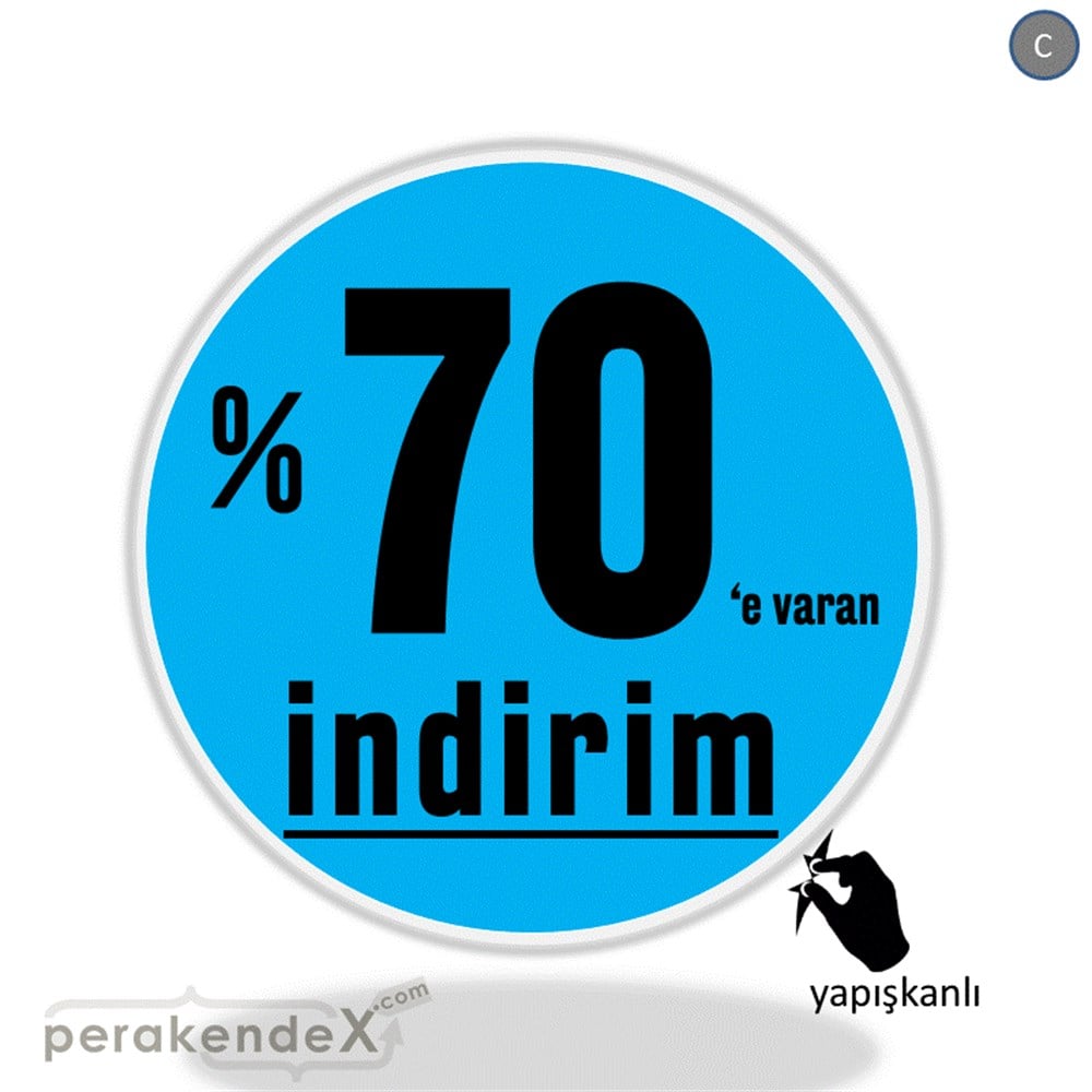 yüzde 70 e varan indirim CAMA YAPIŞAN FOLYO -oval,tek yön baskı