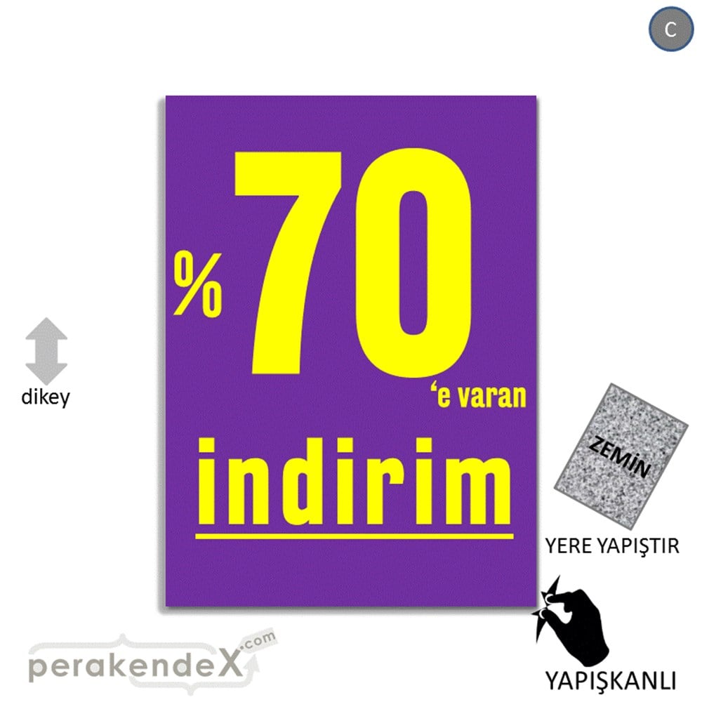 yüzde 70 e varan indirim YER ZEMİNE YAPIŞIR -dikdörtgen,tek yön baskı