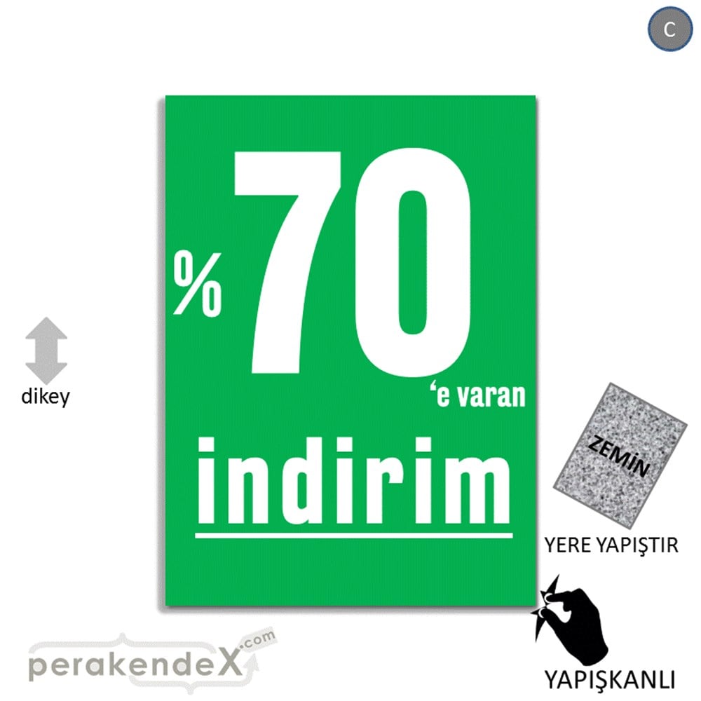 yüzde 70 e varan indirim YER ZEMİNE YAPIŞIR -dikdörtgen,tek yön baskı