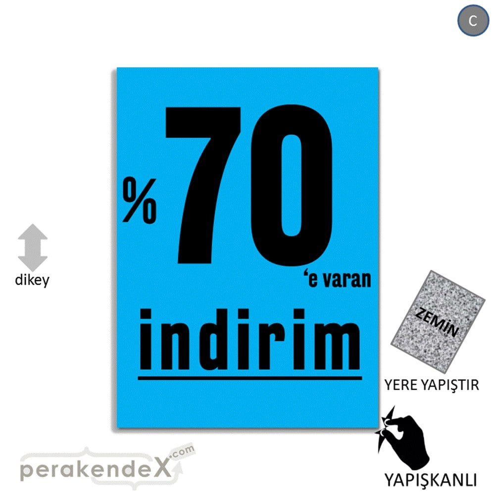 yüzde 70 e varan indirim YER ZEMİNE YAPIŞIR -dikdörtgen,tek yön baskı