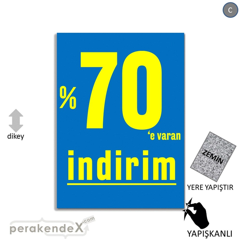 yüzde 70 e varan indirim YER ZEMİNE YAPIŞIR -dikdörtgen,tek yön baskı