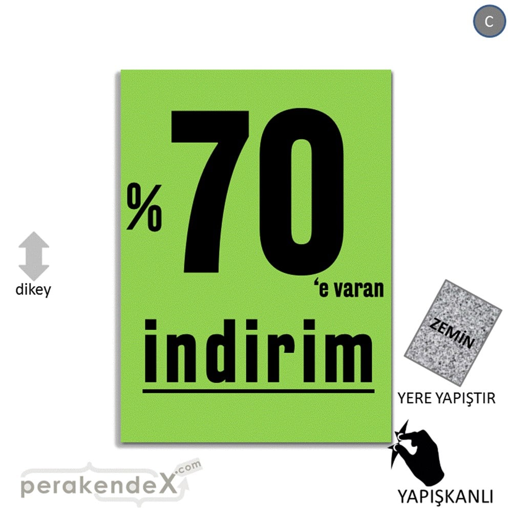yüzde 70 e varan indirim YER ZEMİNE YAPIŞIR -dikdörtgen,tek yön baskı