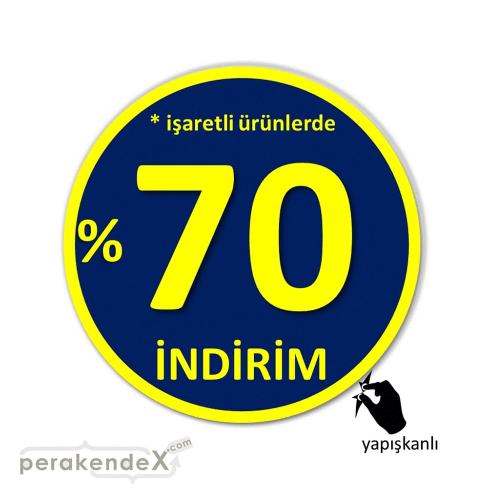 yüzde 70 indirim * işaretli ürünlerde CAMA YAPIŞAN FOLYO -oval,tek yön baskı