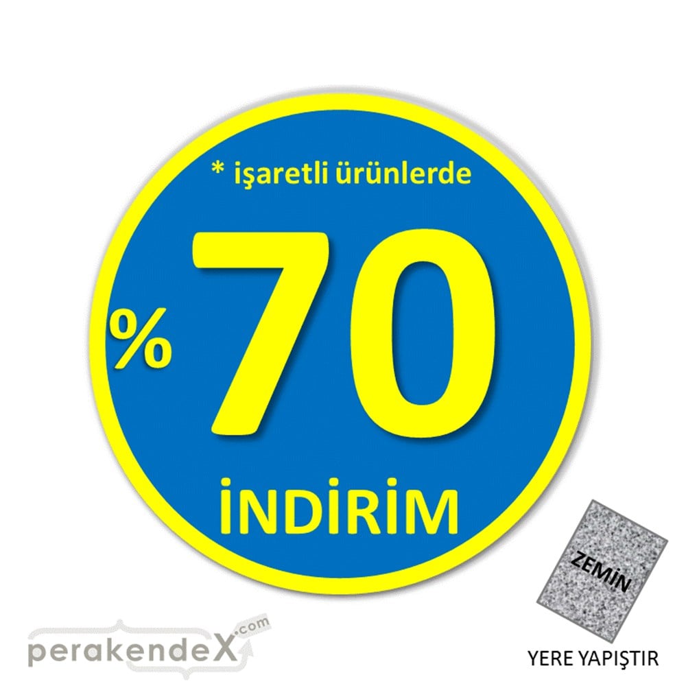 yüzde 70 indirim * işaretli ürünlerde YER ZEMİNE YAPIŞIR -oval,tek yön baskı