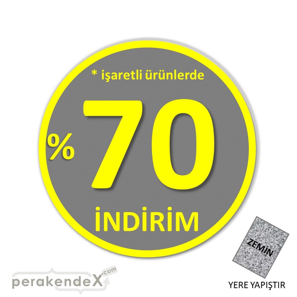 yüzde 70 indirim * işaretli ürünlerde YER ZEMİNE YAPIŞIR -oval,tek yön baskı