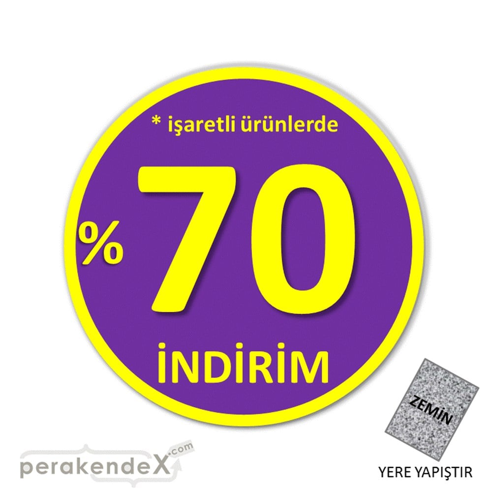 yüzde 70 indirim * işaretli ürünlerde YER ZEMİNE YAPIŞIR -oval,tek yön baskı