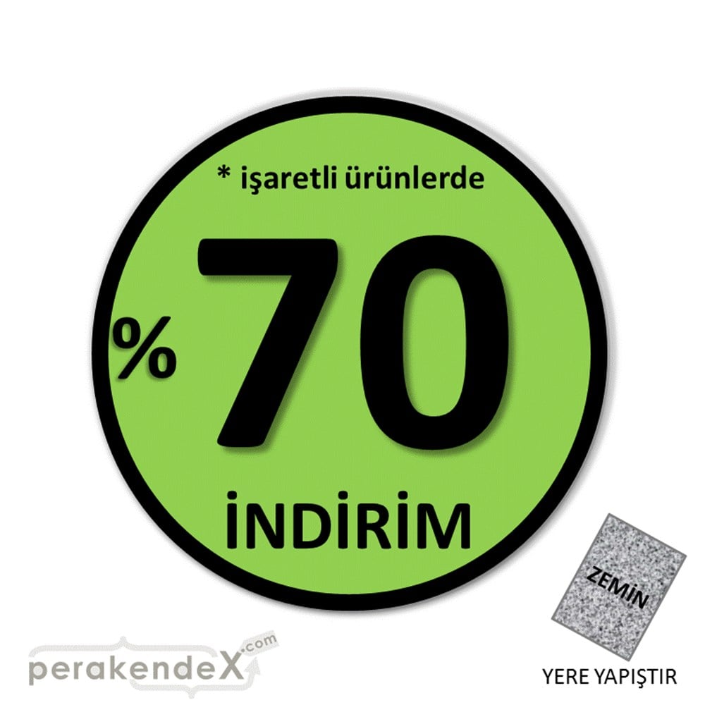 yüzde 70 indirim * işaretli ürünlerde YER ZEMİNE YAPIŞIR -oval,tek yön baskı