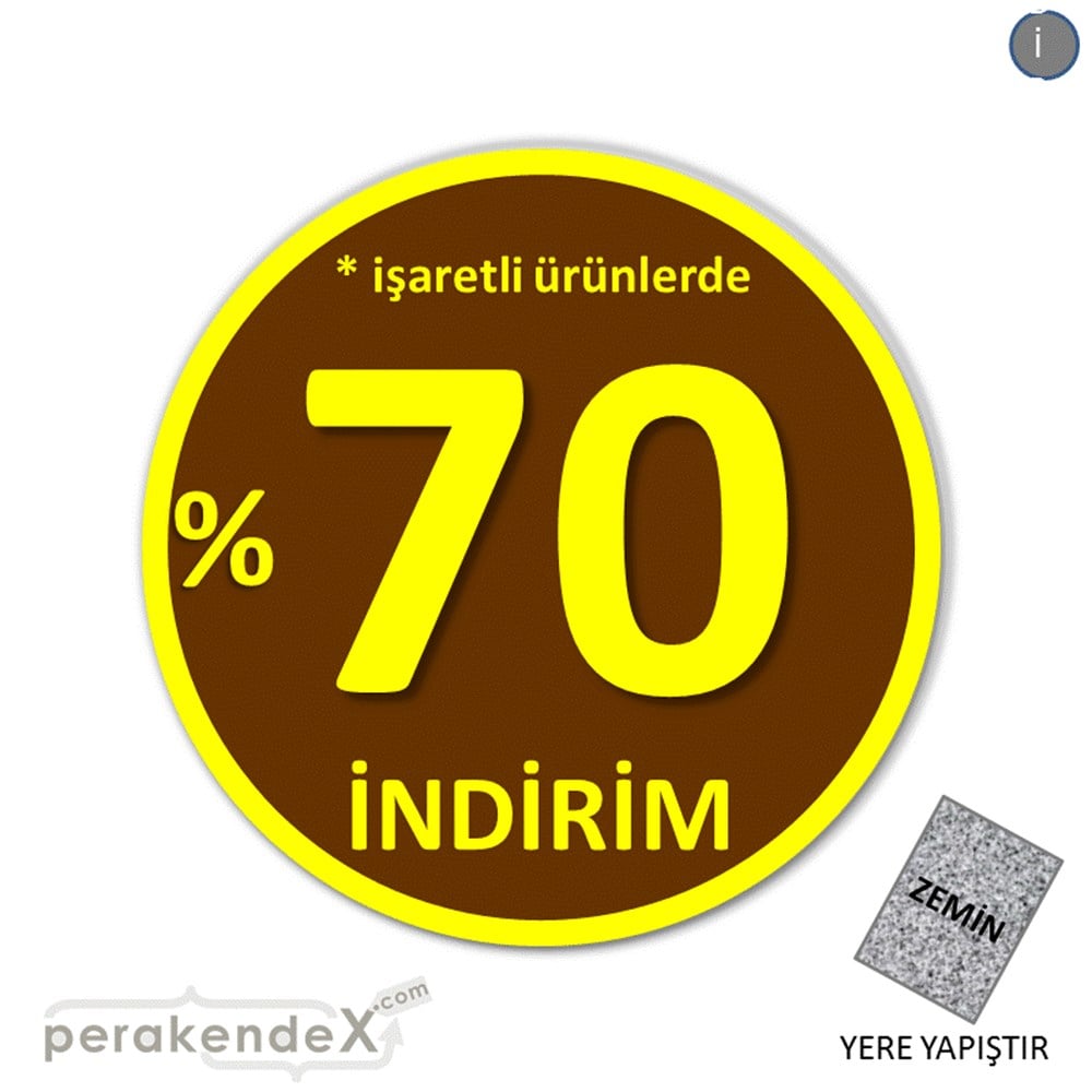 yüzde 70 indirim * işaretli ürünlerde YER ZEMİNE YAPIŞIR -oval,tek yön baskı
