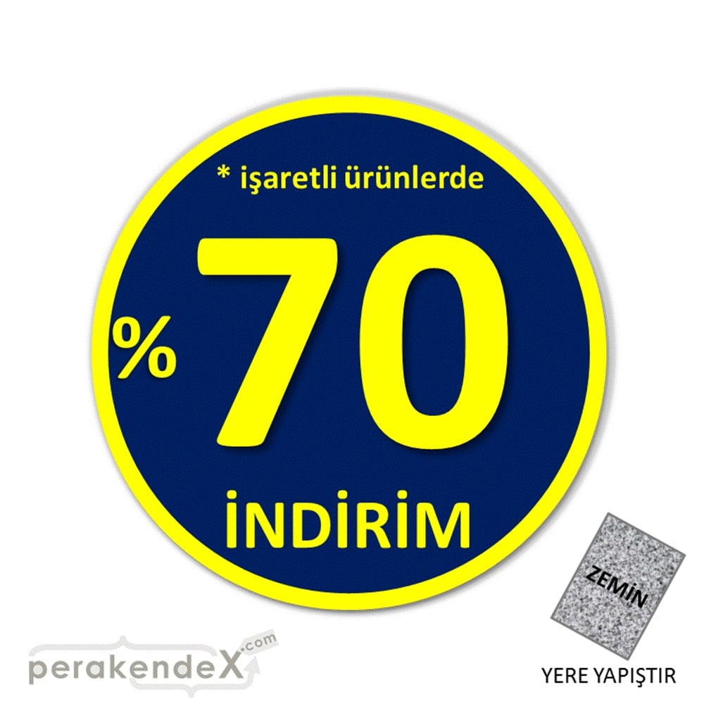 yüzde 70 indirim * işaretli ürünlerde YER ZEMİNE YAPIŞIR -oval,tek yön baskı